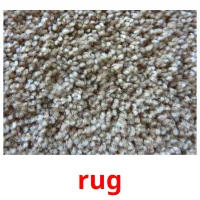 rug picture flashcards