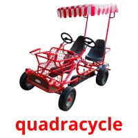 quadracycle Bildkarteikarten