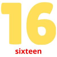 sixteen Bildkarteikarten