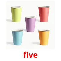 five ansichtkaarten