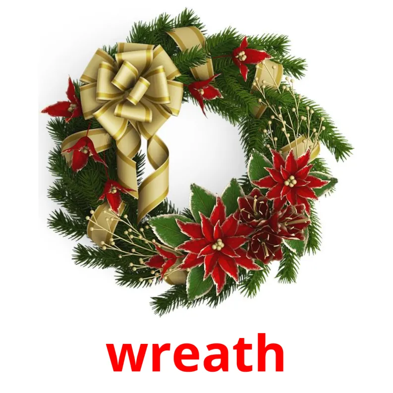 28 FREE Christmas Flashcards PDF English Words