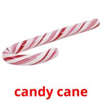 candy cane picture flashcards