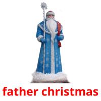 father christmas picture flashcards