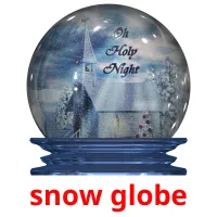 snow globe cartes flash