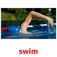 swim cartões com imagens