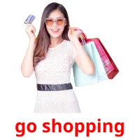 go shopping cartões com imagens