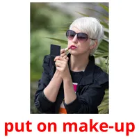 put on make-up cartões com imagens