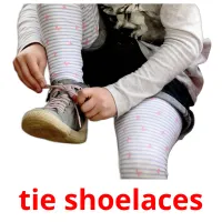 tie shoelaces cartões com imagens