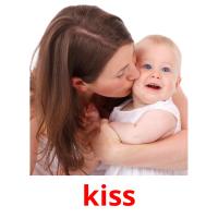 kiss picture flashcards
