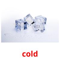 cold flashcards illustrate