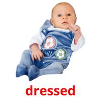 dressed picture flashcards