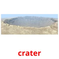 crater picture flashcards