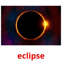 eclipse picture flashcards