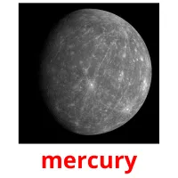 mercury picture flashcards