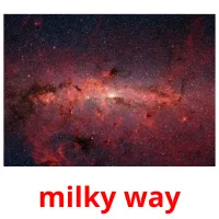 milky way picture flashcards