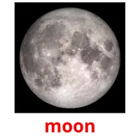 moon picture flashcards