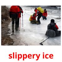 slippery ice card for translate