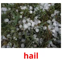 hail picture flashcards