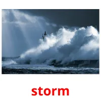 storm picture flashcards