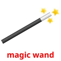 magic wand Bildkarteikarten