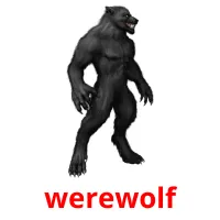 werewolf Bildkarteikarten