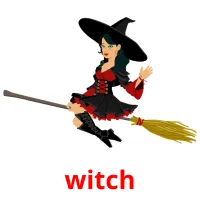 witch Bildkarteikarten