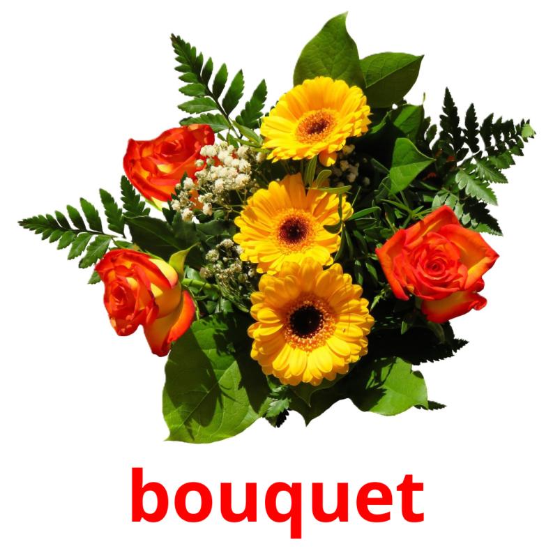 bouquet picture flashcards