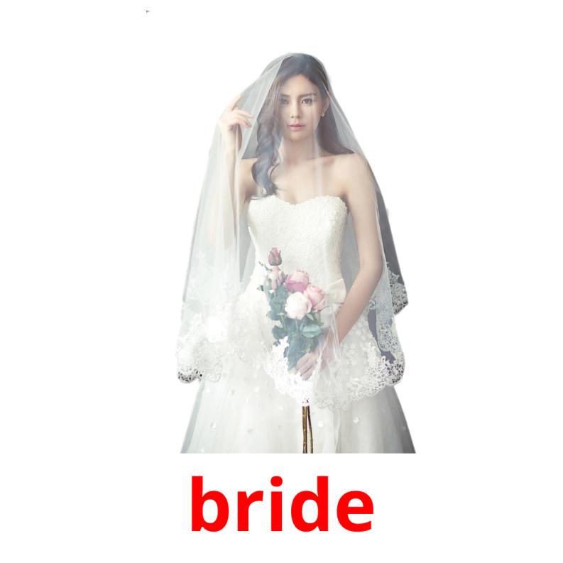bride picture flashcards
