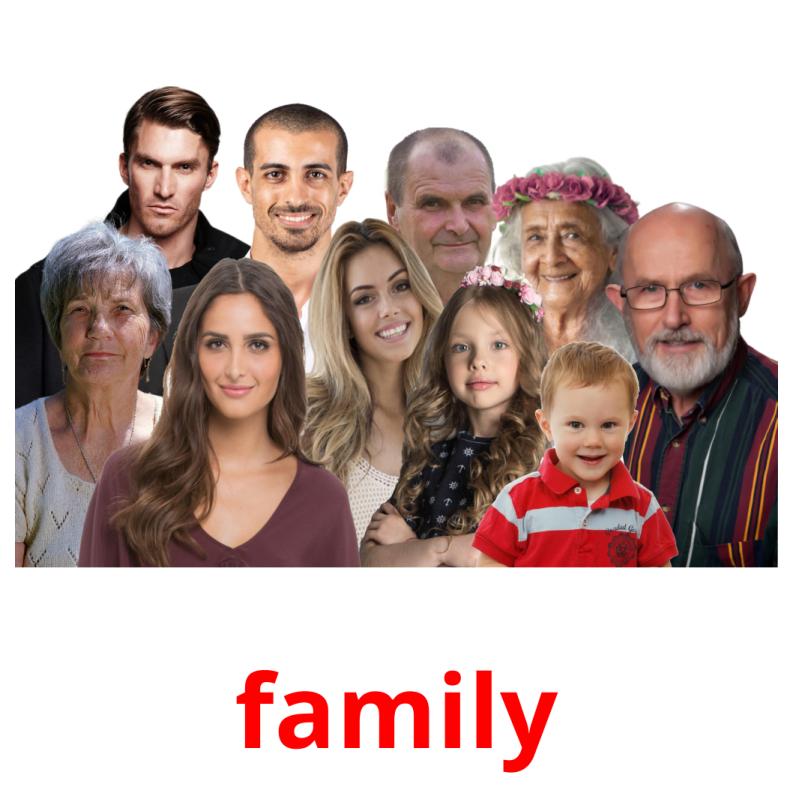 The Family Flashcards - Las Tarjetas De La Familia