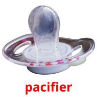 pacifier picture flashcards