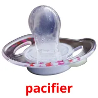 pacifier Bildkarteikarten