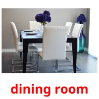 dining room cartões com imagens