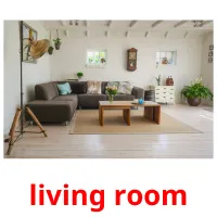 living room cartões com imagens