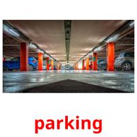 parking picture flashcards