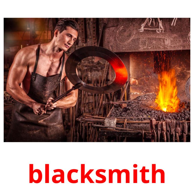 blacksmith Bildkarteikarten