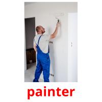 painter picture flashcards
