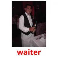 waiter cartes flash