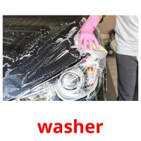 washer picture flashcards