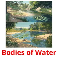 Bodies of Water picture flashcards