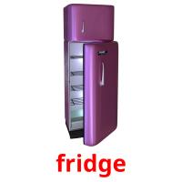 fridge Tarjetas didacticas