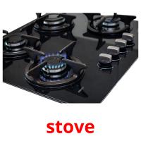 stove flashcards illustrate