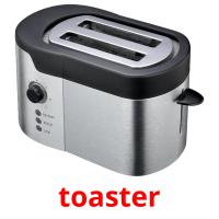 toaster Tarjetas didacticas