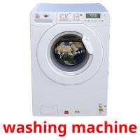 washing machine Bildkarteikarten