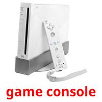 game console card for translate