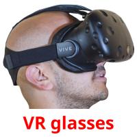 VR glasses flashcards illustrate