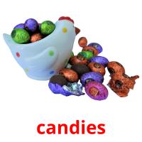 candies picture flashcards