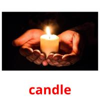 candle flashcards illustrate