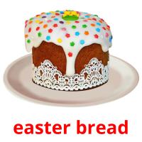 easter bread flashcards illustrate