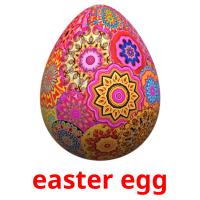 easter egg flashcards illustrate