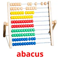 abacus picture flashcards